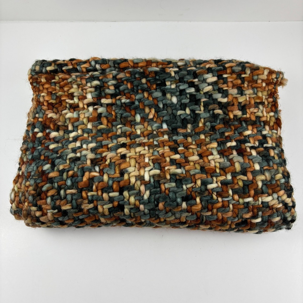 Panache Woven Scarf Textured Boho Multicolor Circle Loop Quiet‎ Luxury Warm Cozy